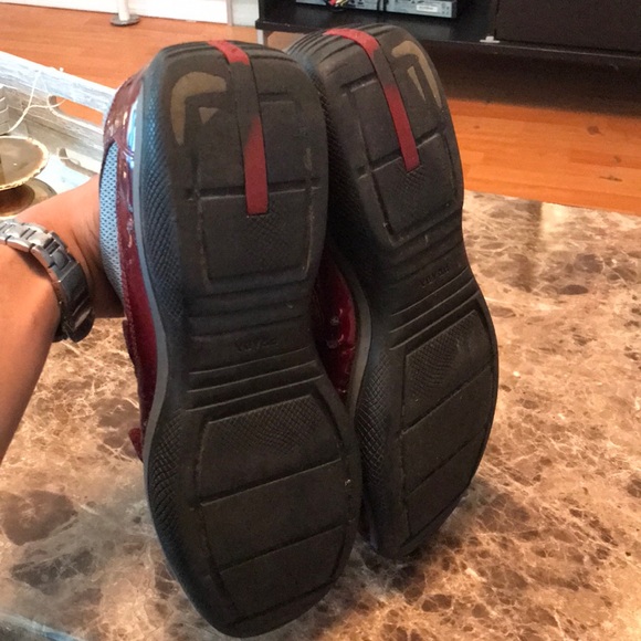 Burgundy Original Prada’s Size 8 - Picture 3 of 8